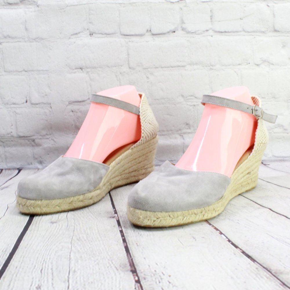 PASEART Closed Toe Espadrilles Wedge Sandals 9 - Picture 2 of 9